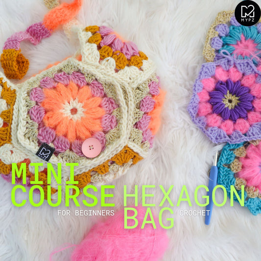 Online mini course: Crochet your own Hexagon bag