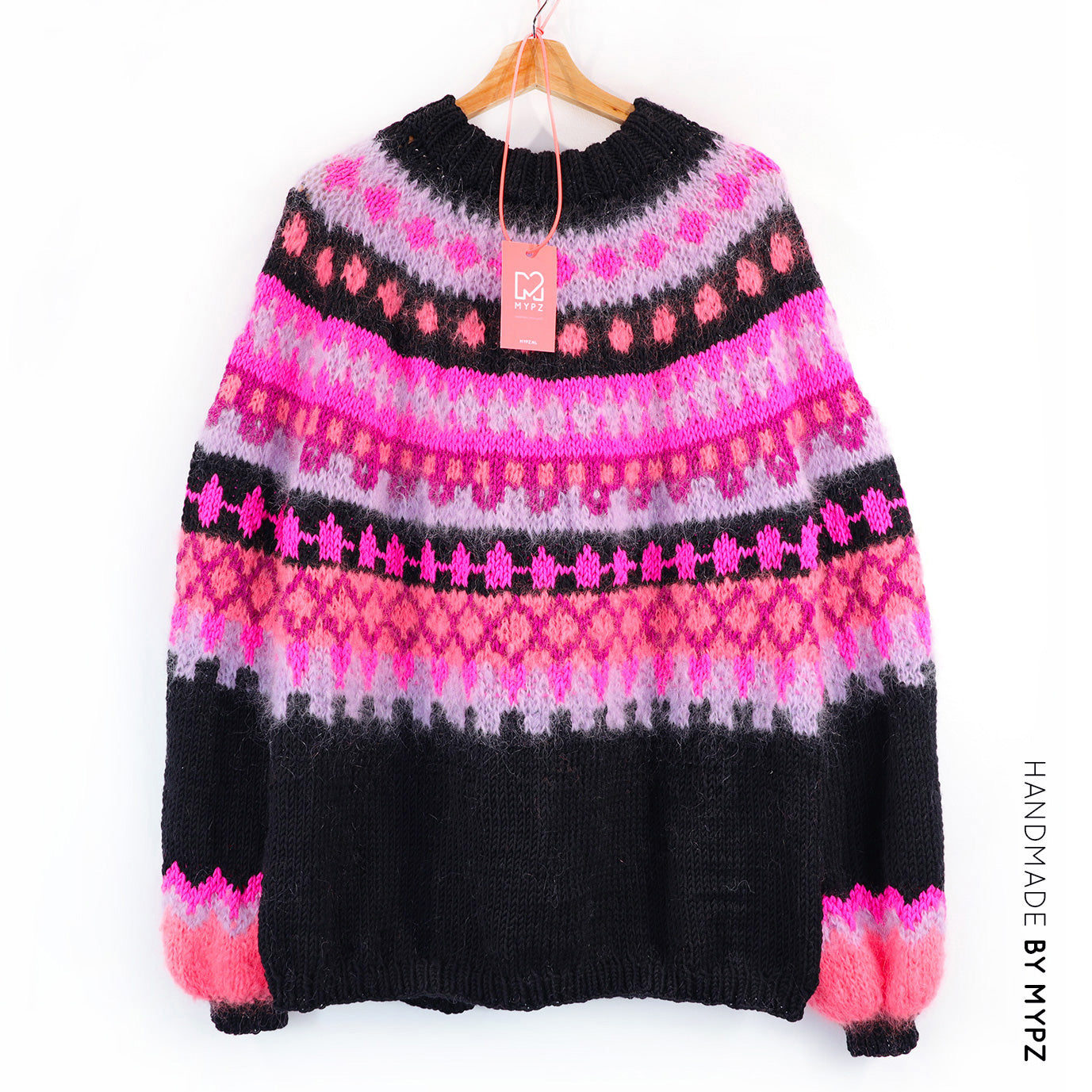 Knitting Kit – MYPZ top-down sweater Ziggy No6 (ENG-NL-DE)