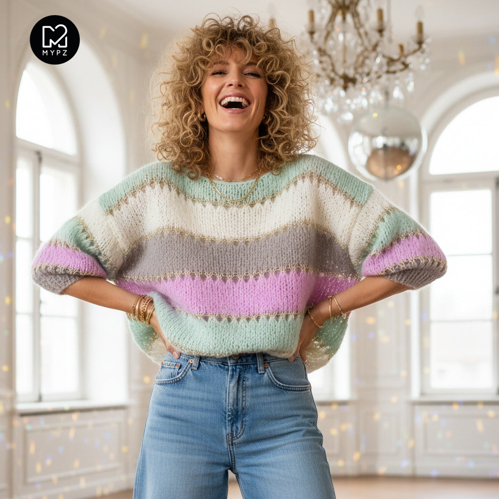 Light Alpaca top Clouds