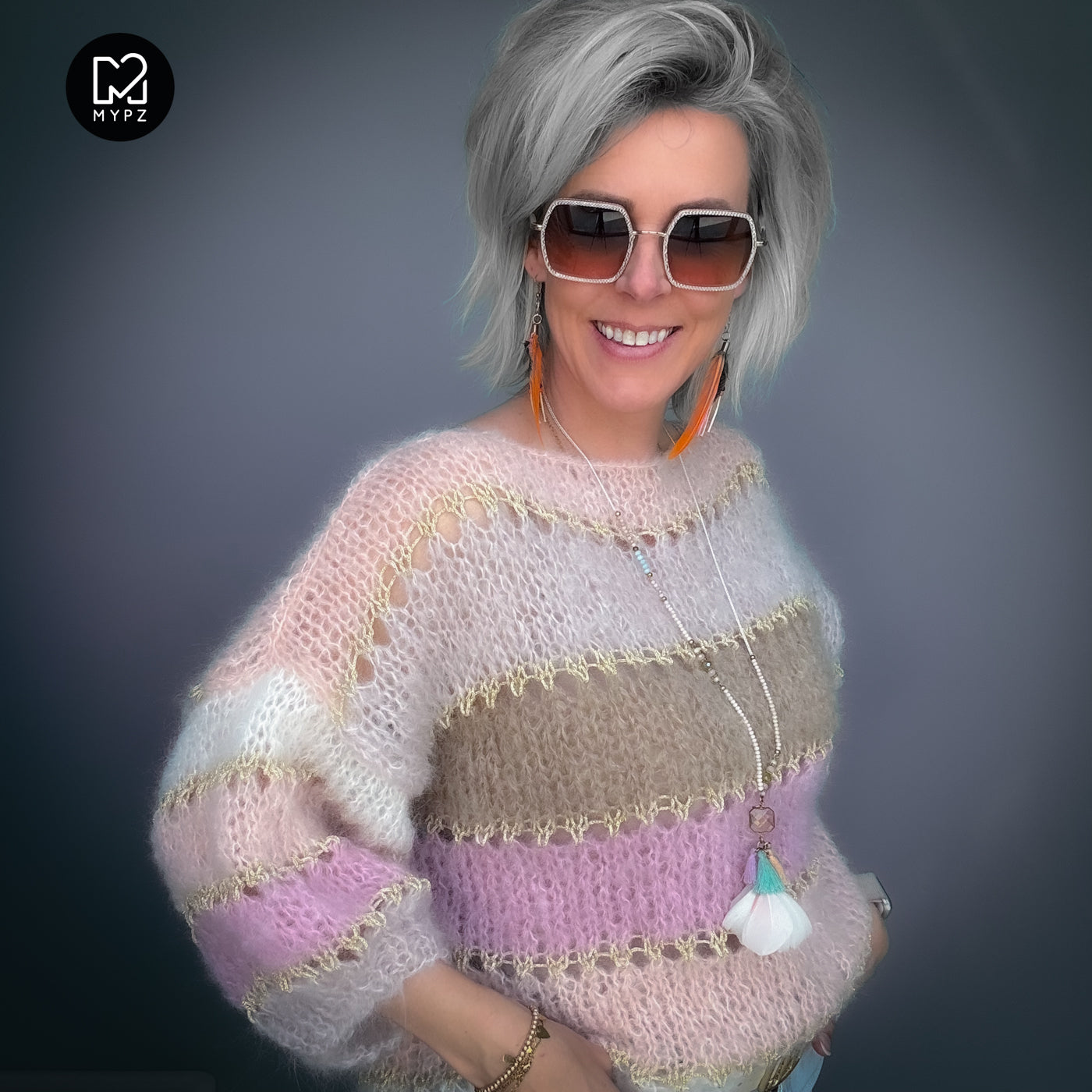 Knitting kit – MYPZ Basic Light Mohair Top Beige No10 (ENG-NL-DE-FR)