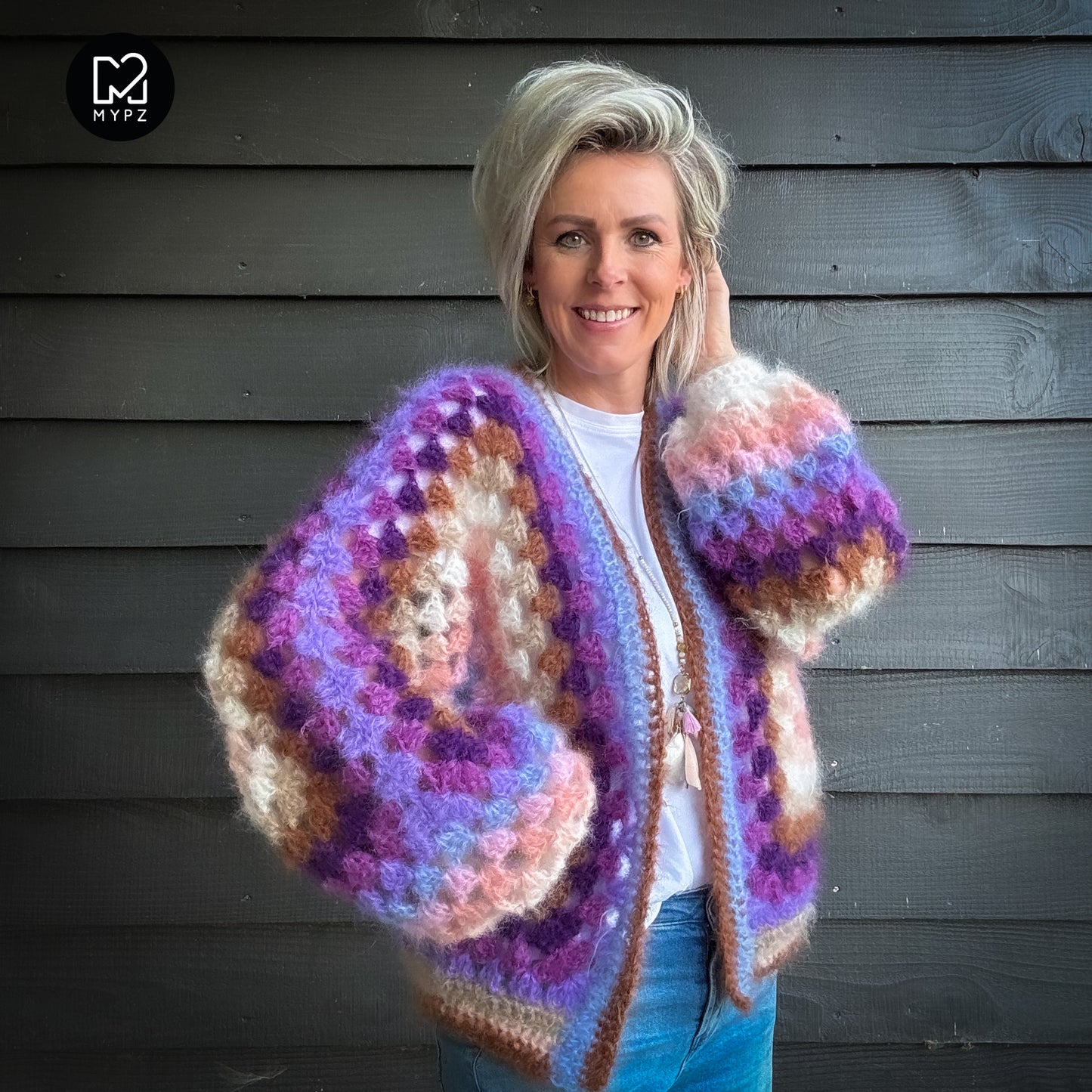 MYPZ Chunky Mohair Cardigan Elise