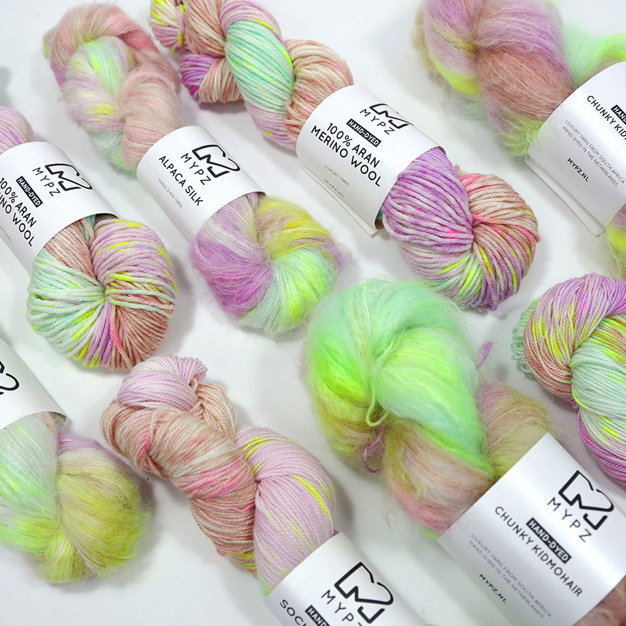 MYPZ Chunky kidmohair – hand-dyed Beach
