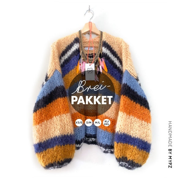 MYPZ breipakket chunky mohair vest Faith no15