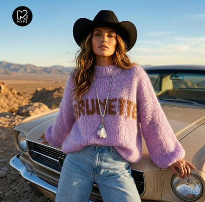 Knitting Kit – MYPZ Light Mohair Pullover Brunette No8 (ENG-DE-NL)