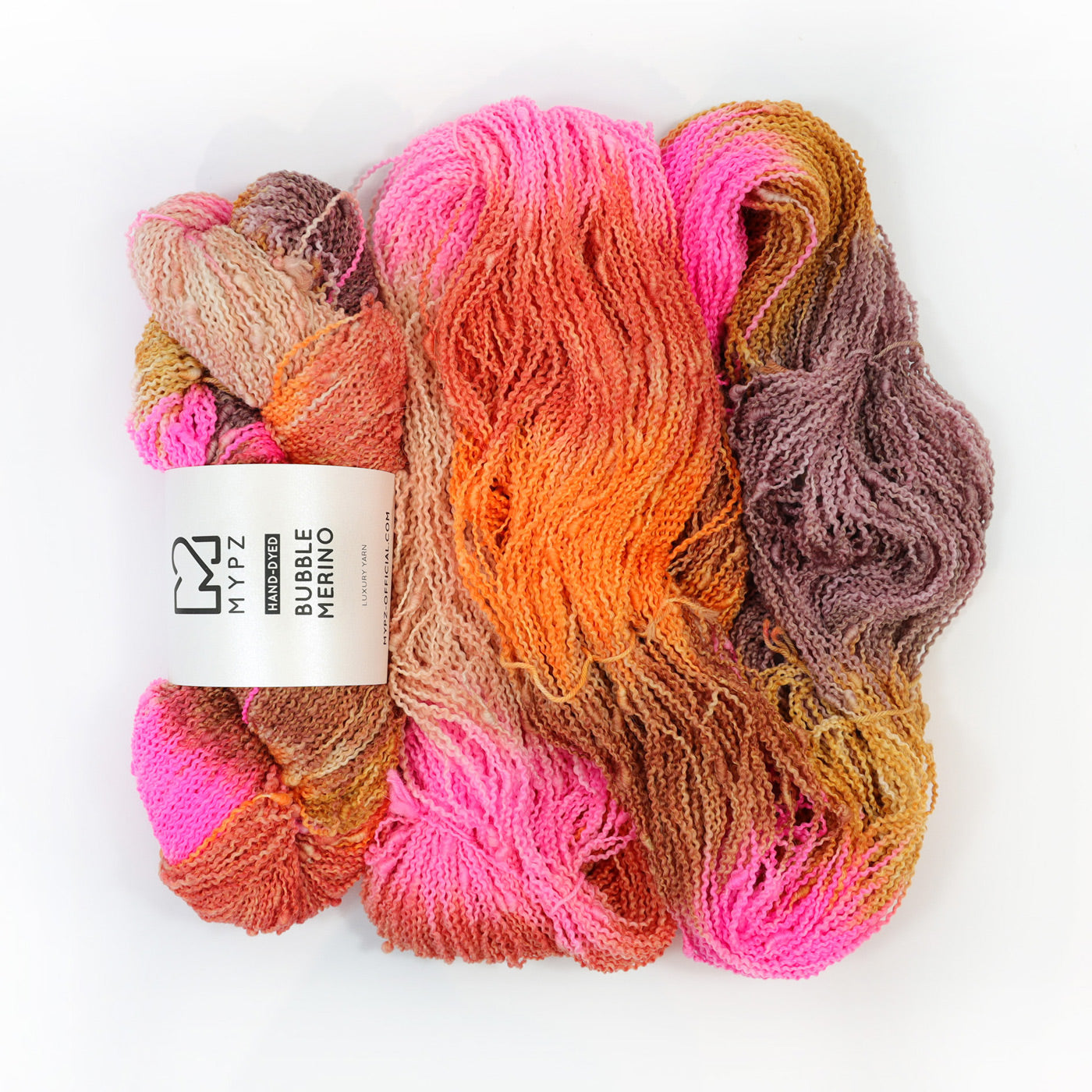 MYPZ Bubble Merino – hand-dyed Pecan