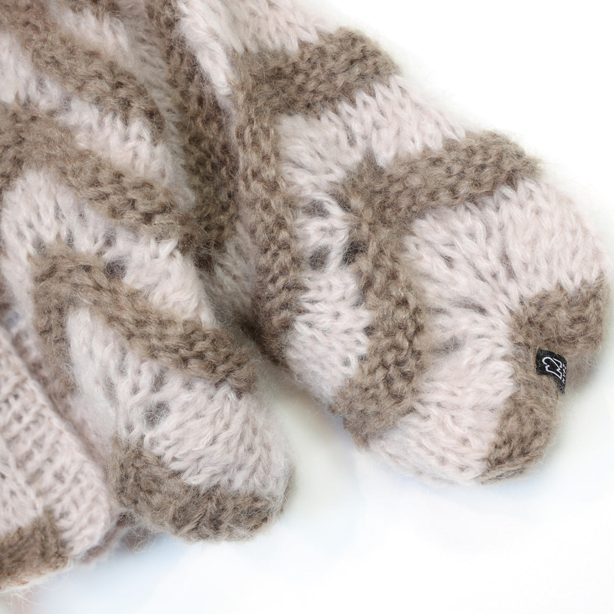 Design your own kit - Knitting Kit Short Chunky Mohair Cardigan Stonies Wave No.12 (ENG-DE-NL-ES-FR-IT-DA-SV-NO)