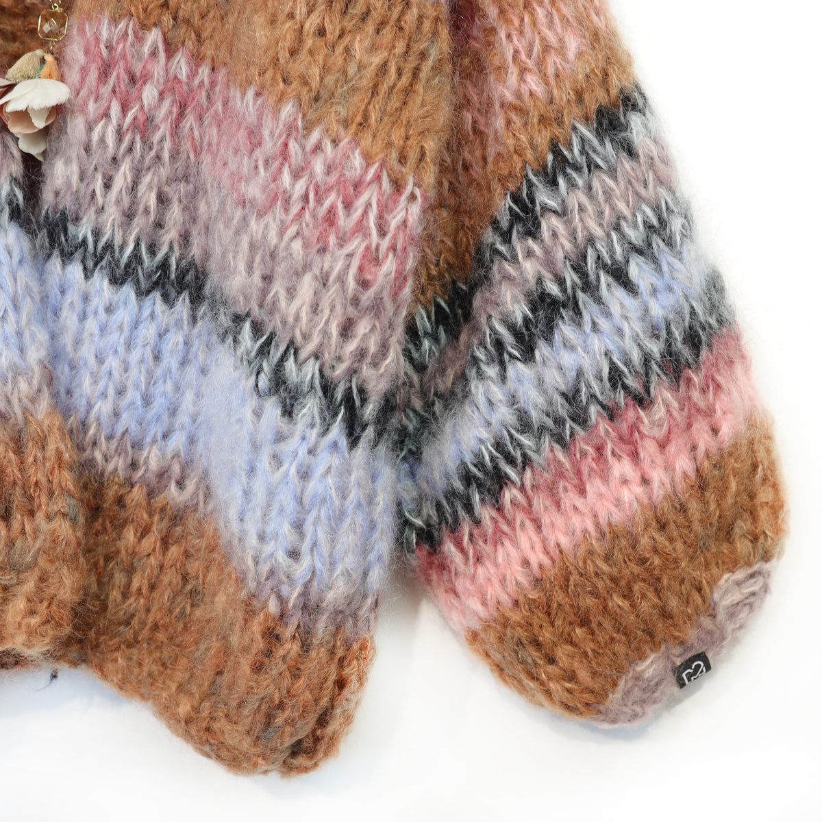 Knitting Kit – MYPZ Chunky Mohair Cardigan Walnut No.15 (ENG-DE-NL-ES-FR-IT-DA-SV-NO)