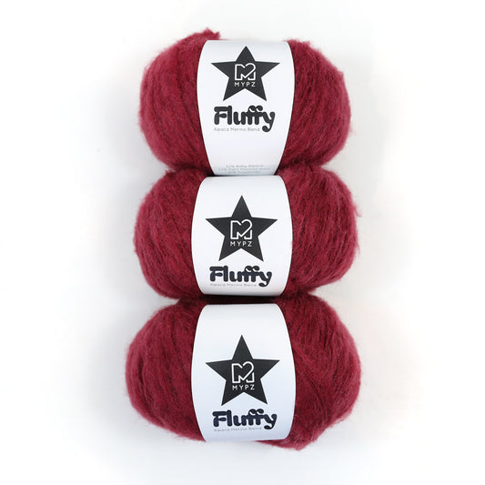 MYPZ Fluffy Bordeaux