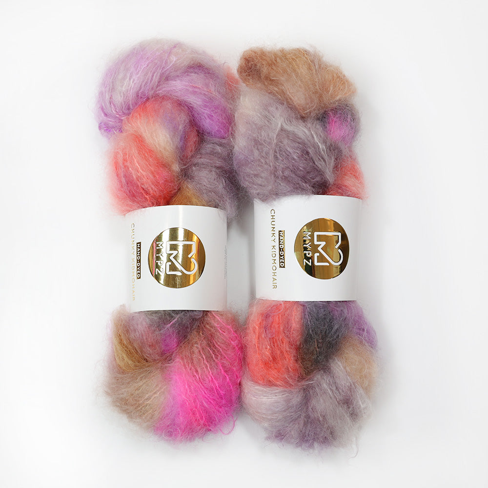 MYPZ Chunky kidmohair – hand-dyed Paris