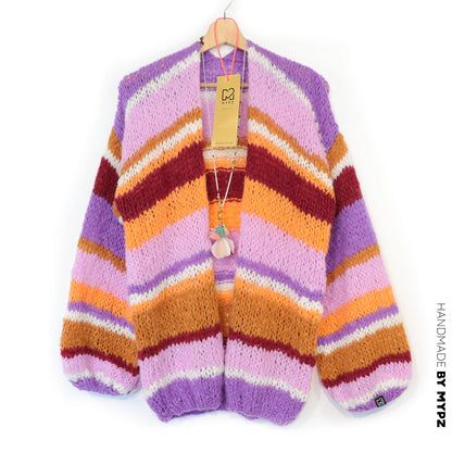Knitting kit – MYPZ Light Alpaca Cardigan Sweet Hugs No10 (ENG-DE-NL-ES-FR-IT-DA-SV-NO) 