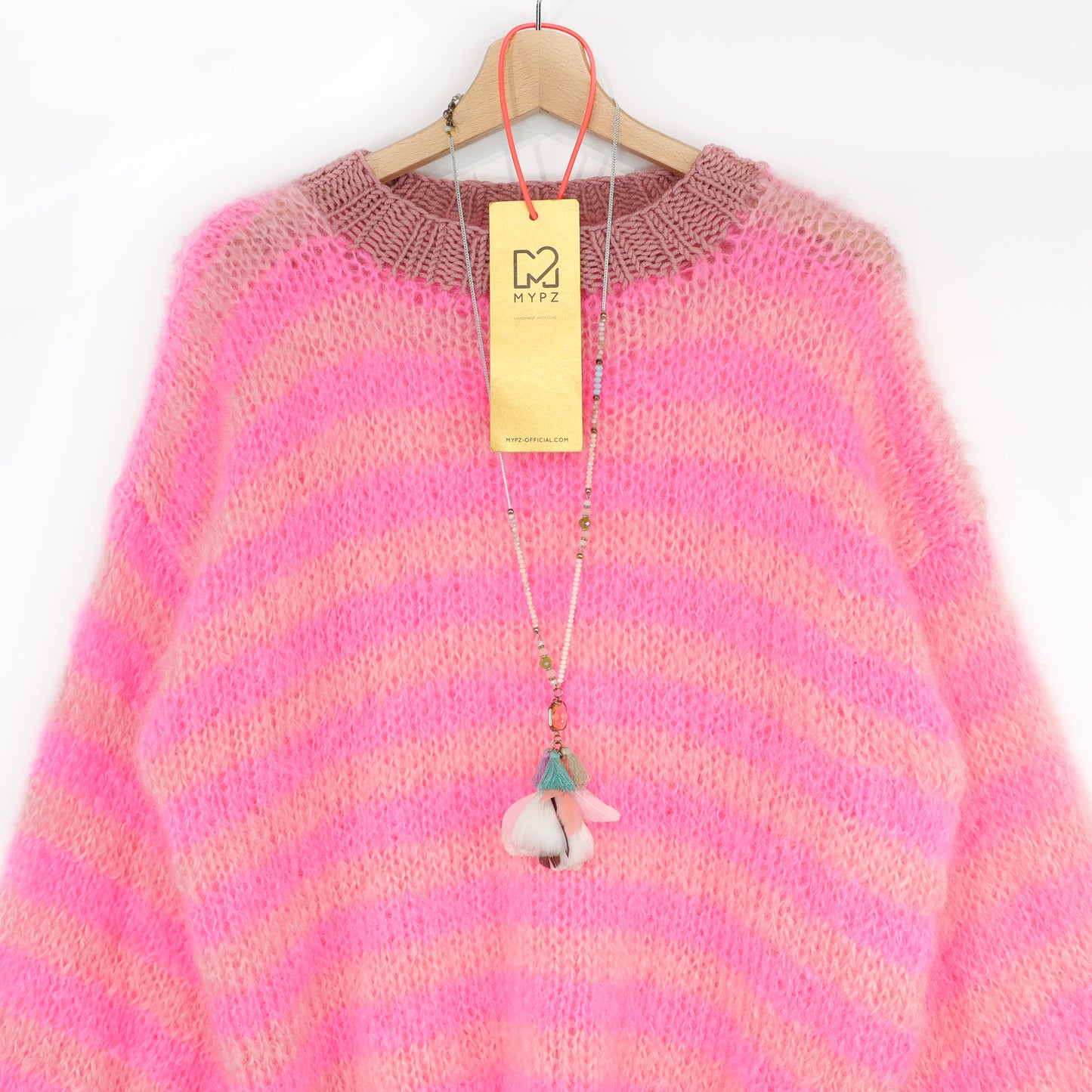 Knitting Kit – MYPZ Light Mohair Pullover Sweet Bubblegum No8 (ENG-DE-NL)
