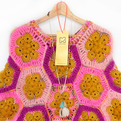 Crochet pattern - MYPZ Poncho Pecan (ENG-DE-NL-ES-FR-IT-DA-SV-NO)
