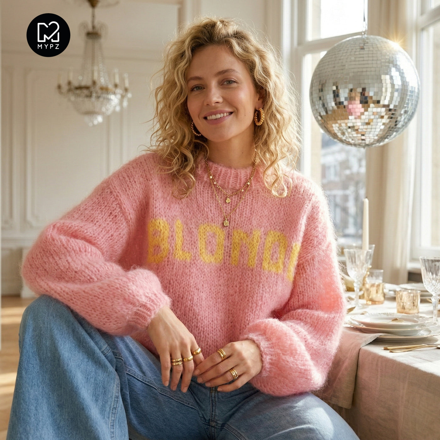 MYPZ Light Mohair Pullover Blonde