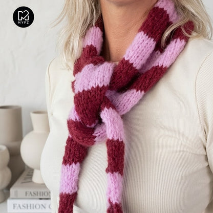 Knit pattern – Scarf Sandy (ENG-NL-DE-ES-FR-IT-NO-DA-SV)