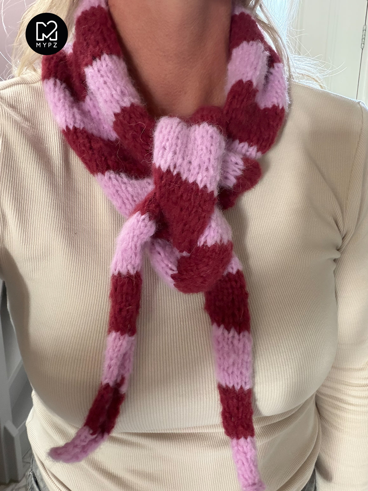 Knit pattern – Scarf Sandy (ENG-NL-DE-ES-FR-IT-NO-DA-SV)