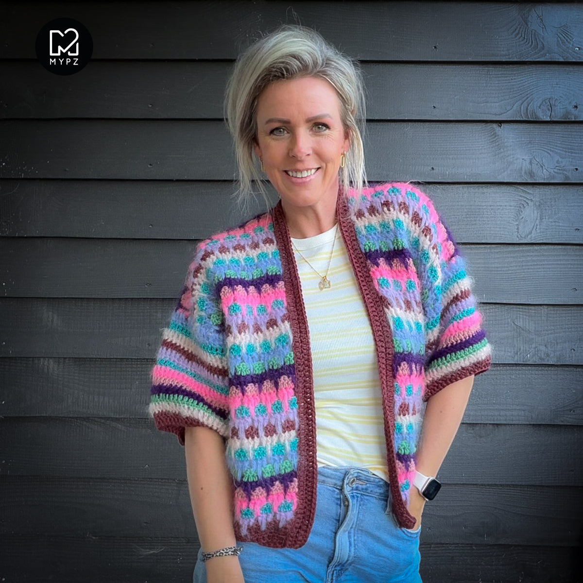 Crochet kit - MYPZ Sprinkle Cardigan no5 (ENG-NL-DE)