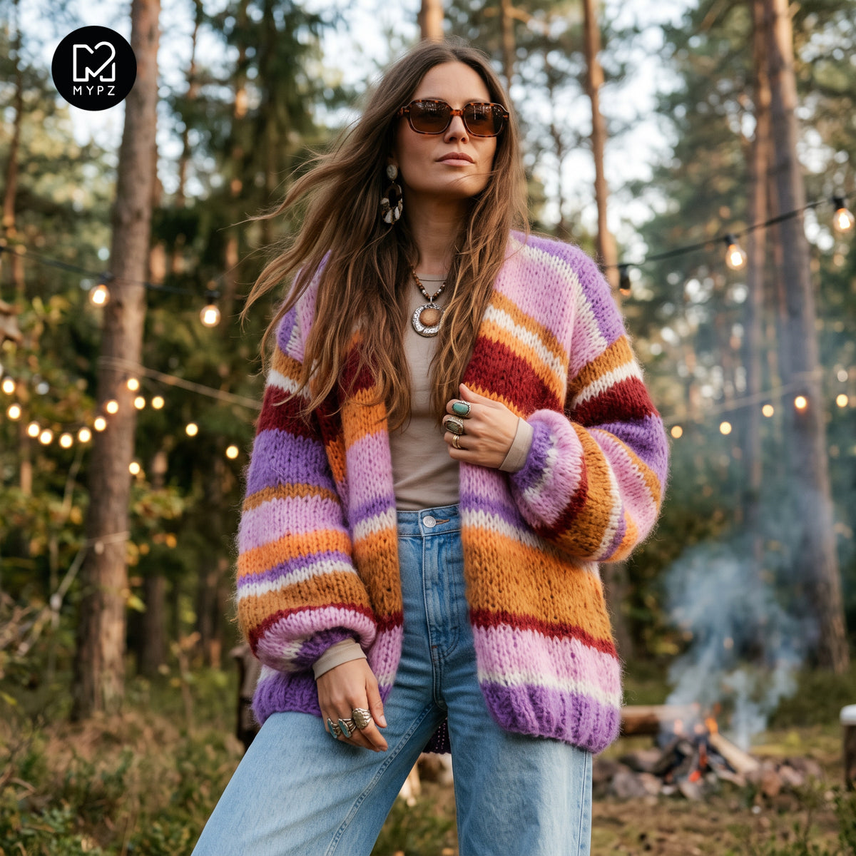 Knitting kit – MYPZ Light Alpaca Cardigan Sweet Hugs No10 (ENG-DE-NL-ES-FR-IT-DA-SV-NO) 