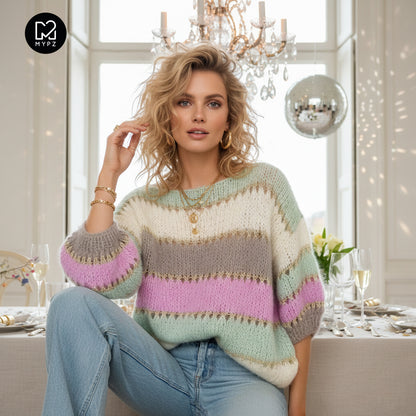 Knitting kit – MYPZ Light Alpaca Top Clouds No10 (ENG-NL-DE-FR)