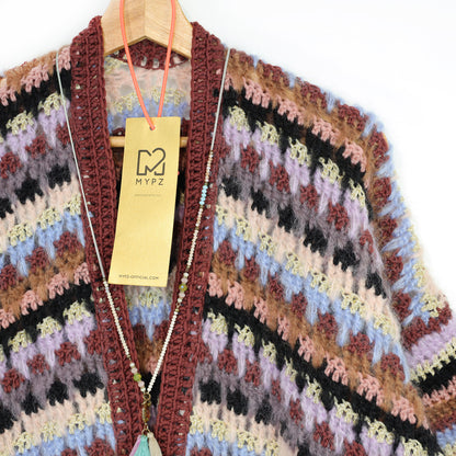 Crochet pattern - MYPZ Woodland Cardigan no5 (ENG-NL-DE-ES-FR-IT-NO-DA-SV)