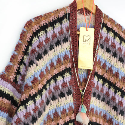 Crochet pattern - MYPZ Woodland Cardigan no5 (ENG-NL-DE-ES-FR-IT-NO-DA-SV)