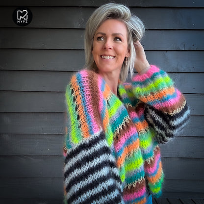 Knit pattern – MYPZ Light Mohair Cardigan Magic No10 (ENG-NL-DE)
