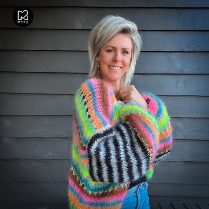 Knit pattern – MYPZ Light Mohair Cardigan Magic No10 (ENG-NL-DE)