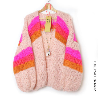 Knitting Kit – MYPZ Chunky Mohair Cardigan Fluffy Cloud No.15 (ENG-NL)