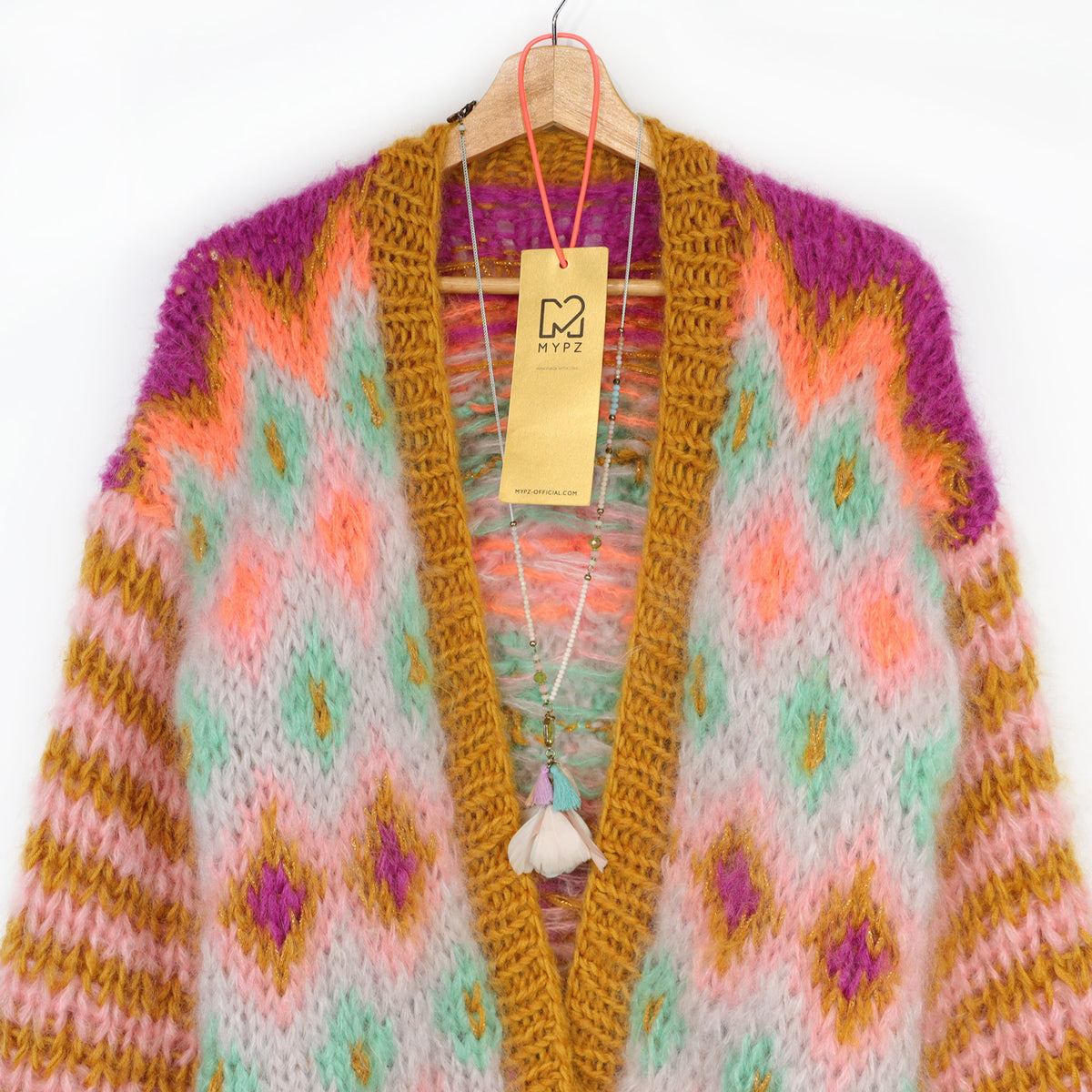 Knit pattern – Chunky Mohair Jacket Flora No.12 (ENG-DE-NL-ES-FR-IT-DA-SV-NO)