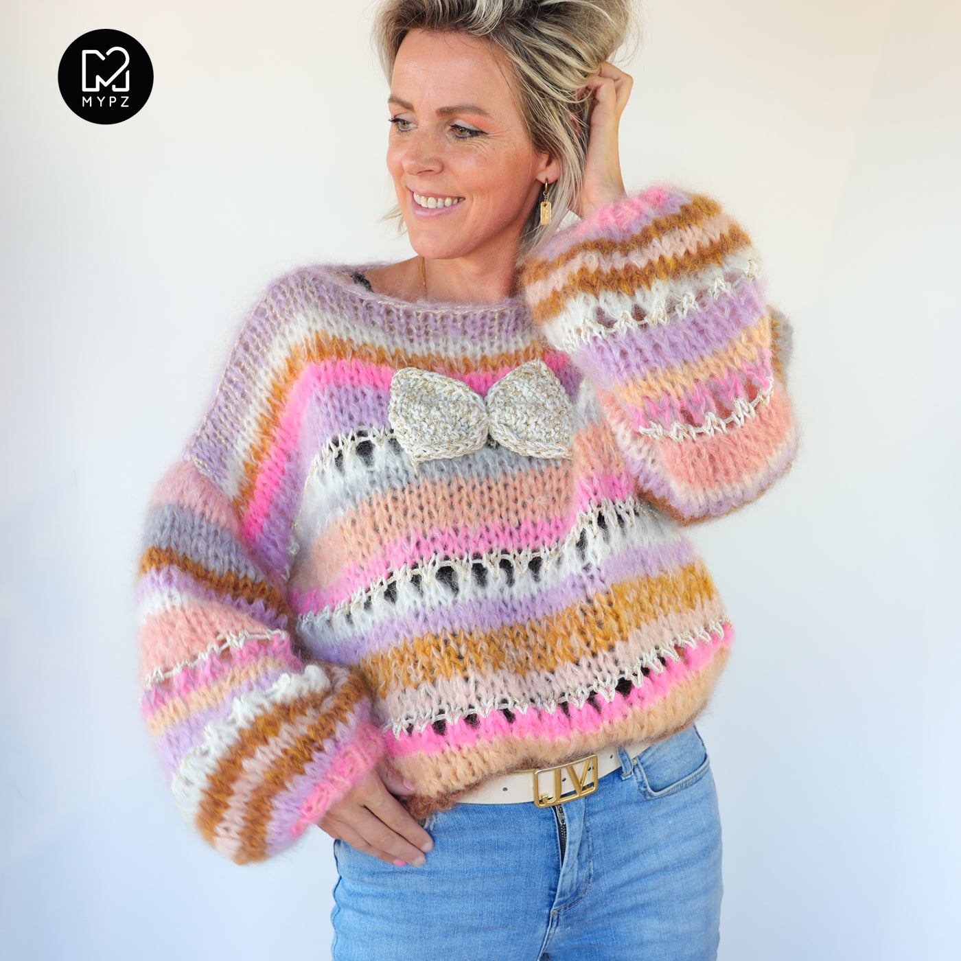 MYPZ Chunky Mohair pullover Bijoux