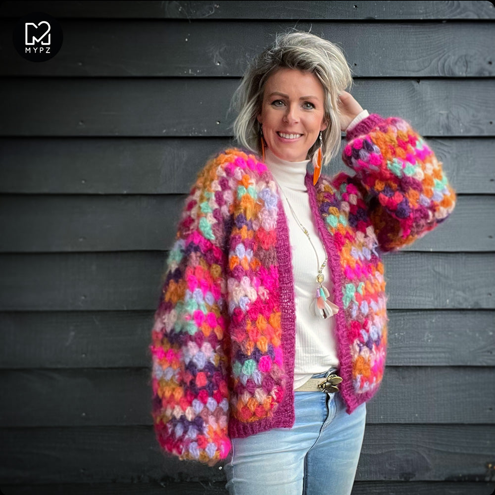 MYPZ Chunky Mohair Cardigan Desire