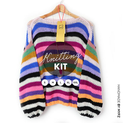 Knitting Kit – MYPZ Super Soft Merino Pullover Roman No8 (ENG-NL)