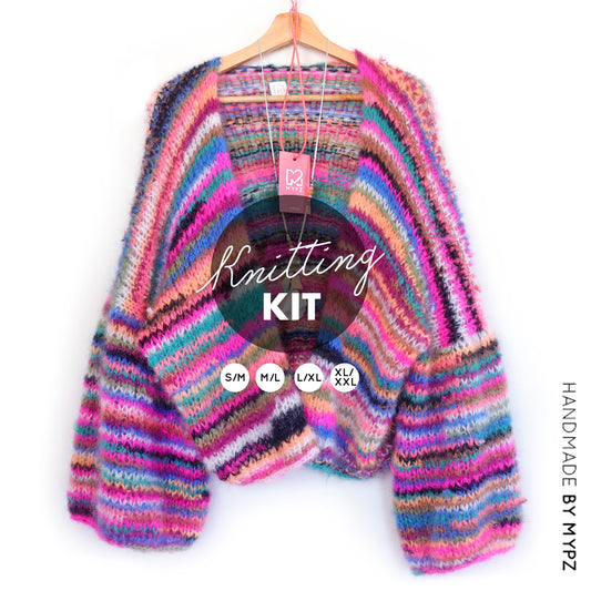 Knitting kit – MYPZ Light Mohair Cardigan Alpha No10 (ENG-NL)