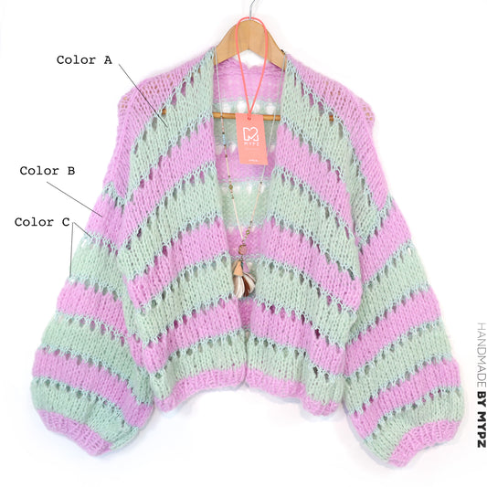 Design Your Own Kit – Knitting kit MYPZ Alpaca Cloud cardigan No.10