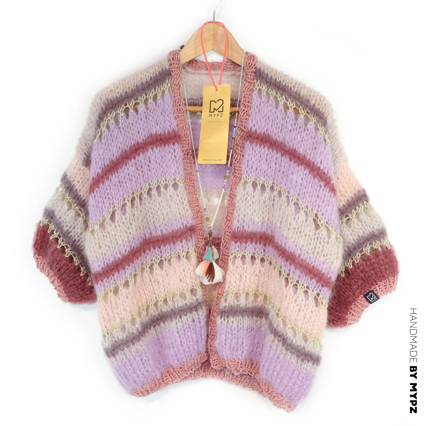 Knitting kit – MYPZ Short Light Mohair Cardigan Emma No10 (ENG-NL-DE)