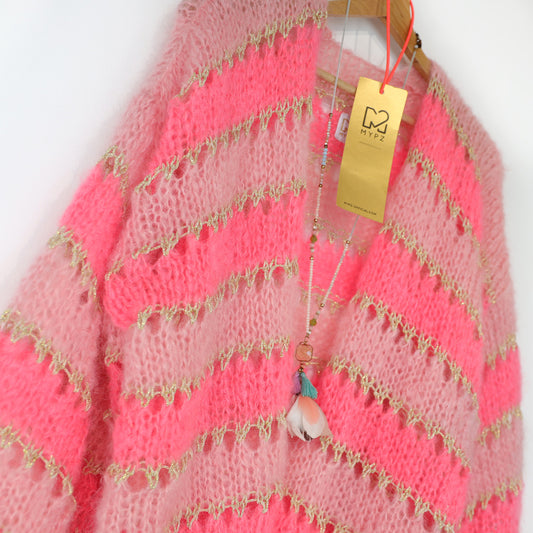 Knitting kit – MYPZ Cropped Light Mohair Cardigan Summerflow No10 (ENG-DE-NL-ES-FR-IT-DA-SV-NO)