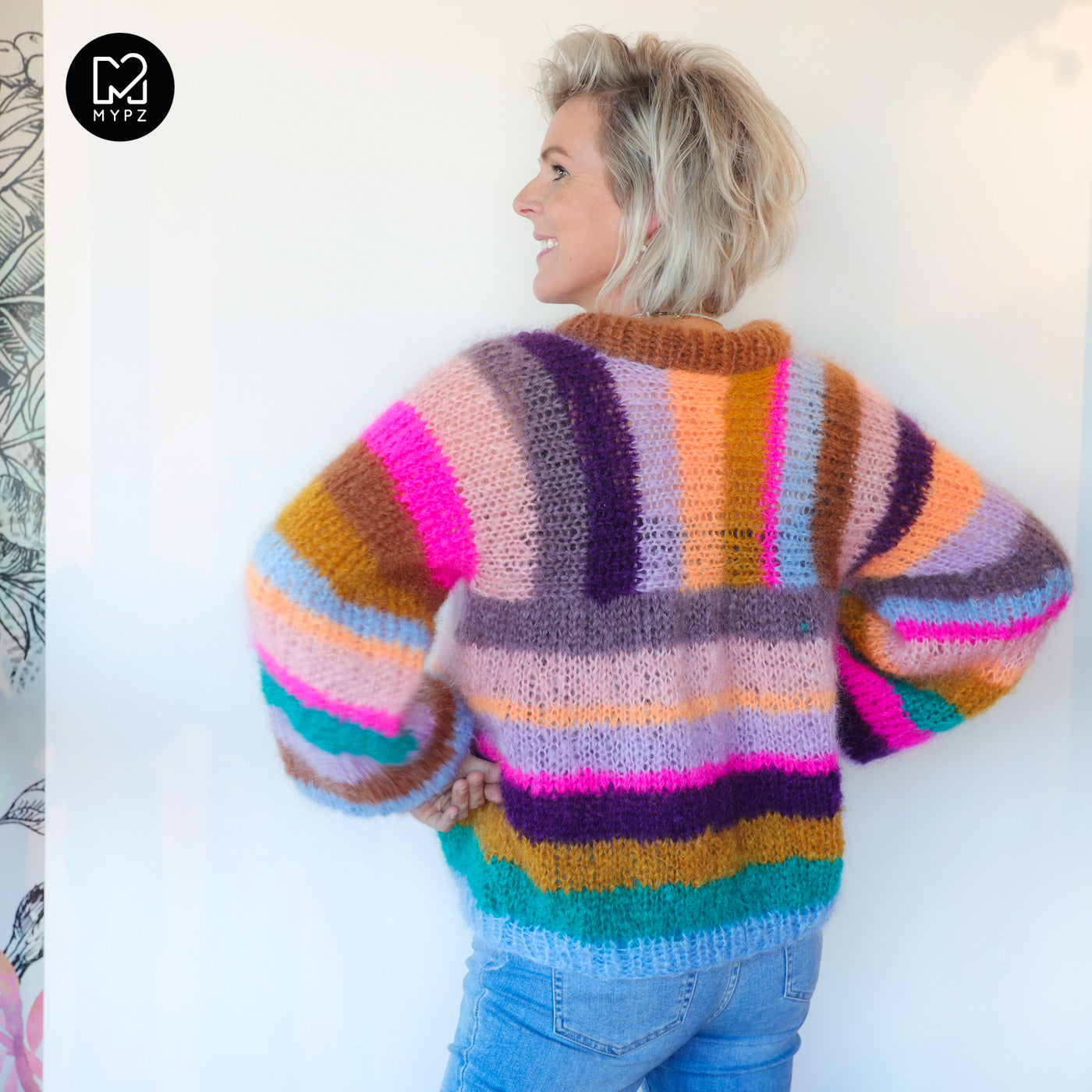 Knit Pattern – MYPZ Light Mohair pullover Como No9 (ENG-NL-DE)