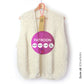 Knit pattern - MYPZ Chunky Teddy gilet Star No.10 (ENG-NL-DE)