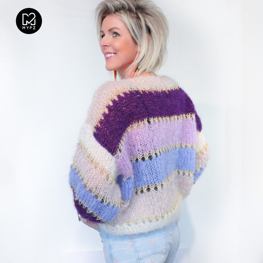 Light Mohair Purple top