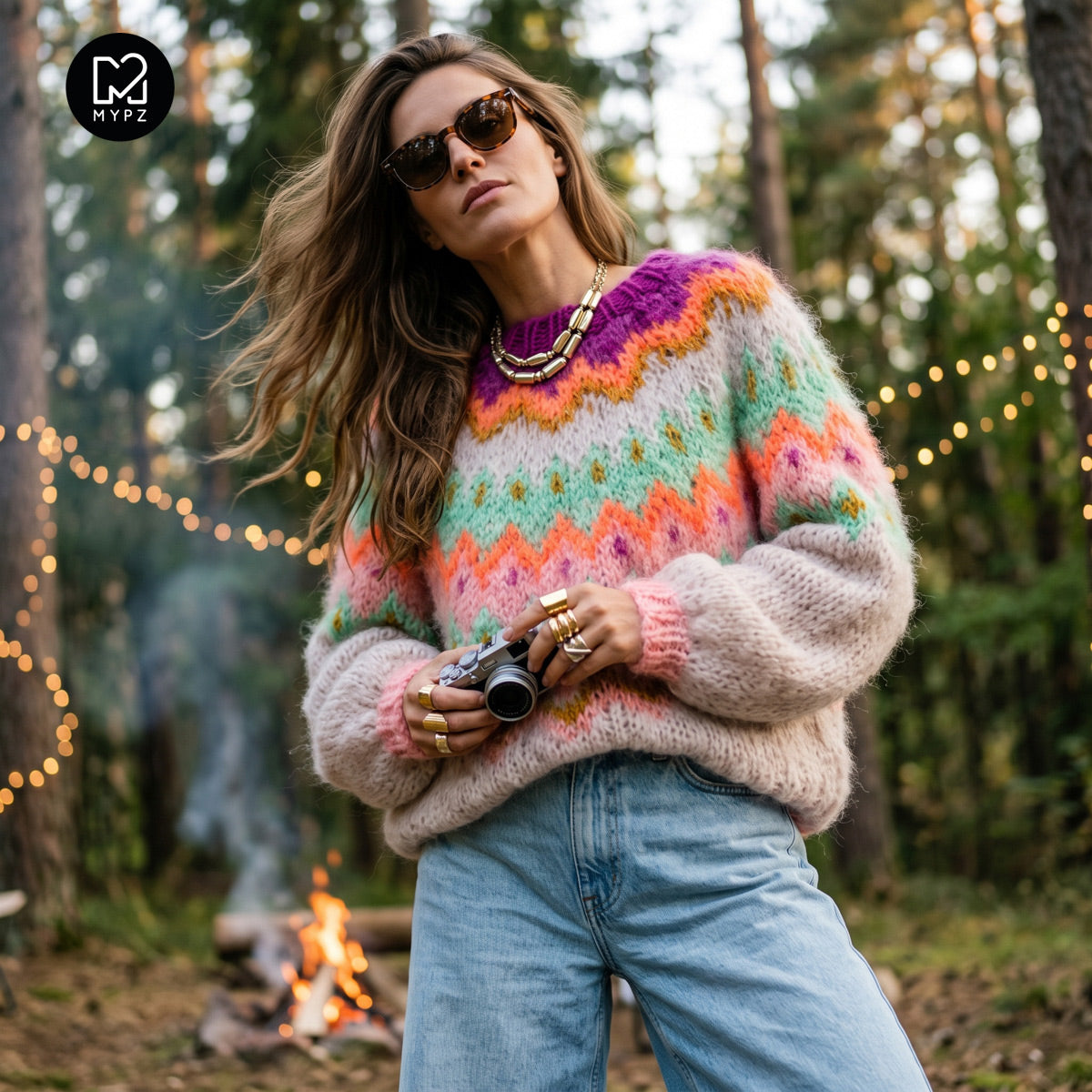 Knit pattern – MYPZ Chunky Topdown Mohair Pullover Snowberry No.12 (ENG-DE-NL-ES-FR-IT-DA-SV-NO)