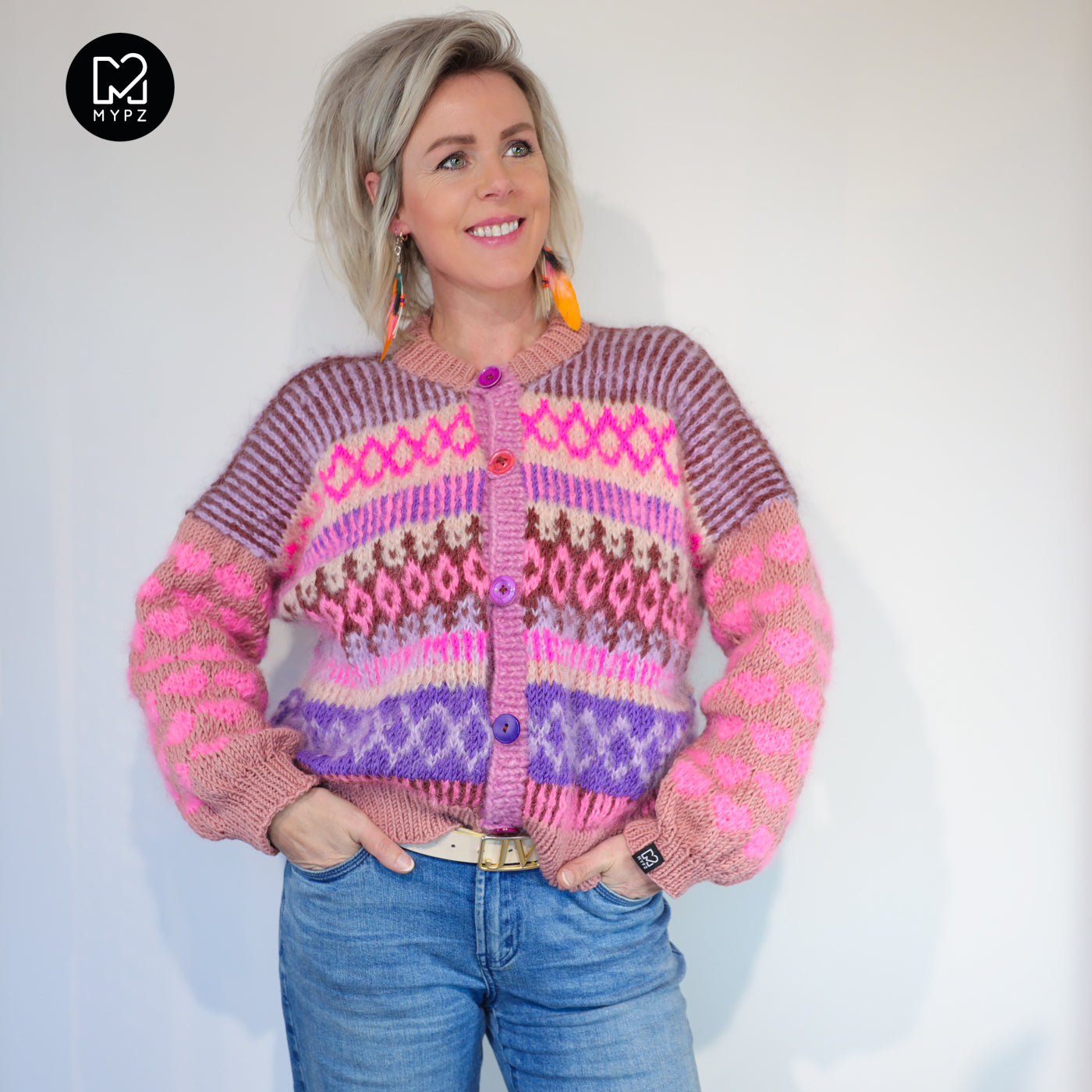 Knitting Kit – MYPZ Nordic cardigan True Love No6 (ENG-NL-DE)