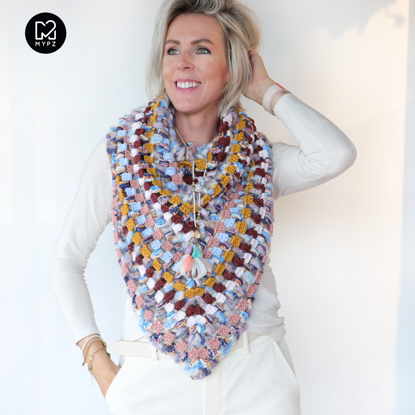 Crochet kit – MYPZ Shawl Western (ENG-NL)