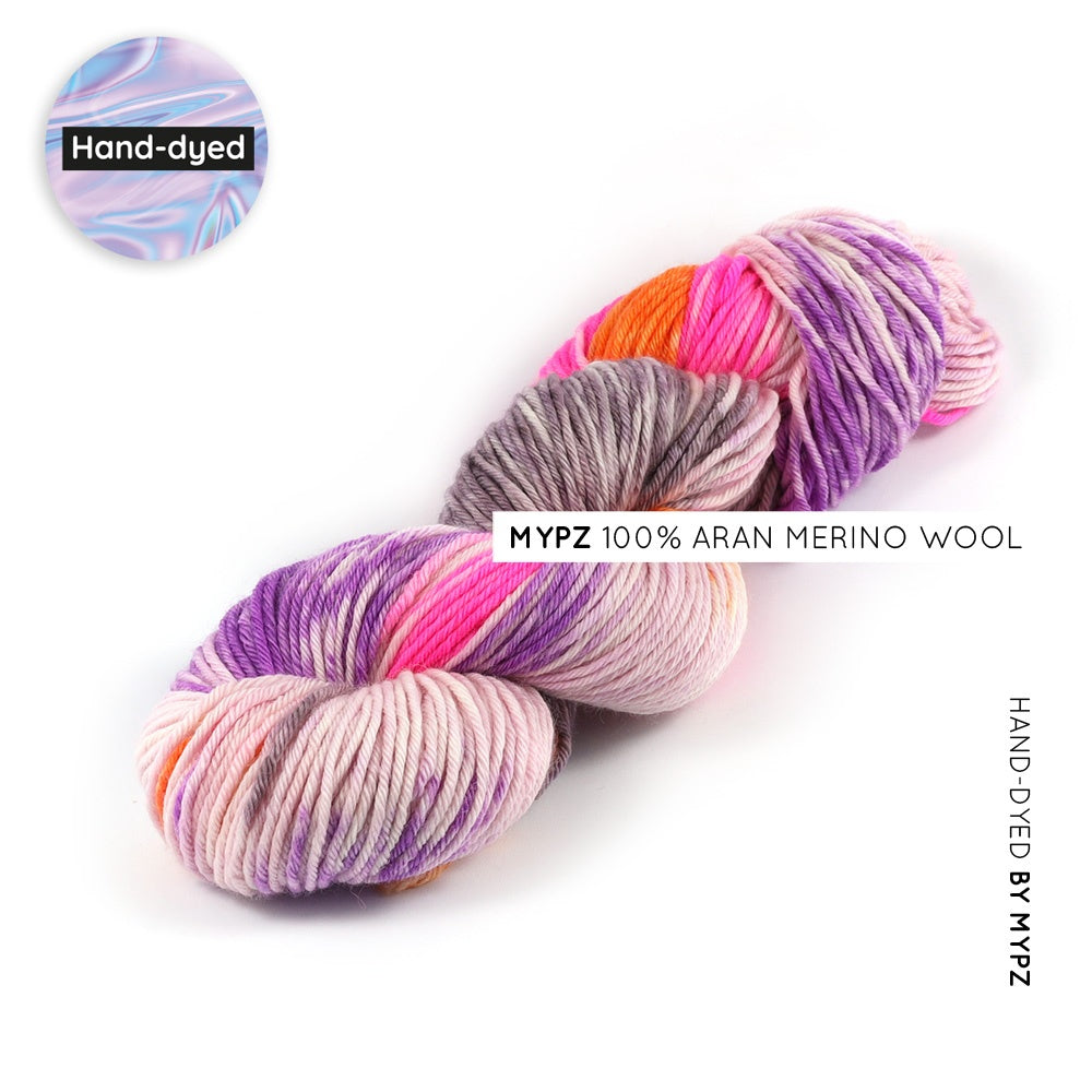 MYPZ Aran Merino Pinky Brown