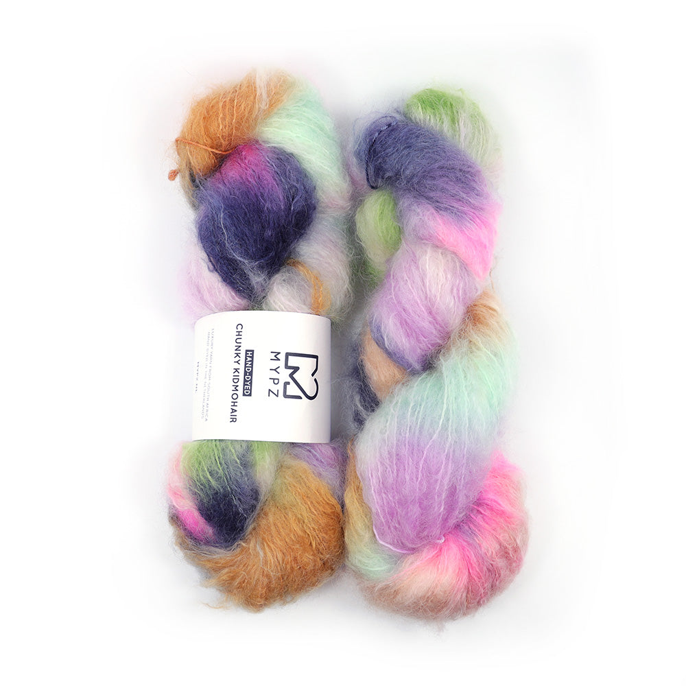 MYPZ Chunky kidmohair – hand-dyed Blossom