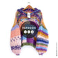 MYPZ breipatroon chunky mohair trui met hoodie Vivienne