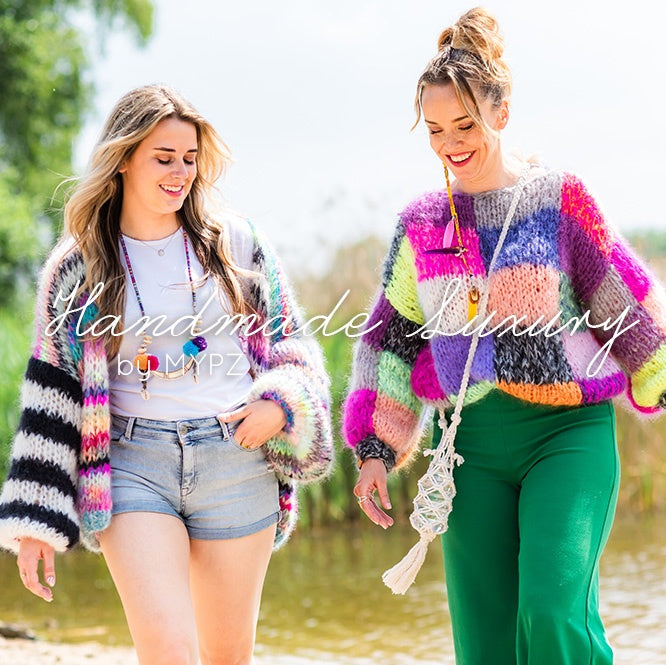 MYPZ Chunky Rainbow Patchwork Pullover