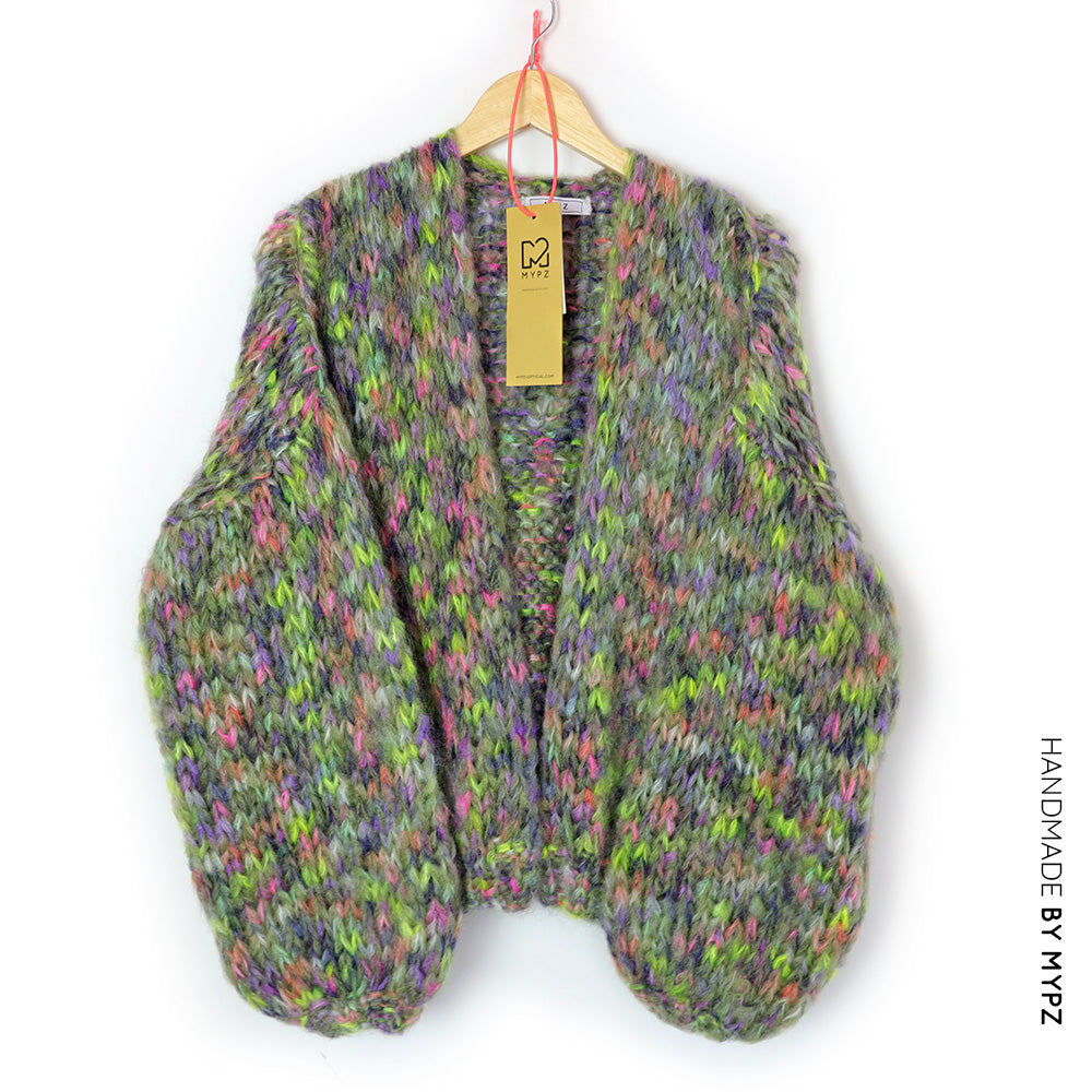 MYPZ Short Chunky Mohair Cardigan Rocky